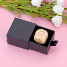 Load image into Gallery viewer, Date Night Ideas for Boyfriend Girlfriend Food Decision Dice Gag Gift for Him Her Christmas for Couple 5th Wood Anniversary Wedding Gifts Valentines Birthday Gifts for Men Women