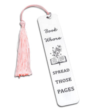 Load image into Gallery viewer, Funny Bookmark Gifts for Book Lovers Women Bookish Gifts for Christmas Birthday Book Marker for Female Friends Teens BFF Bookworm Reader Reading Present Book Club Gifts for Friend