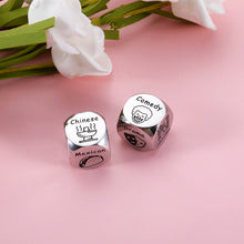 Load image into Gallery viewer, Anniversary Date Night Gifts for Boyfriend Girlfriend Food Movie Decision Dice for Him Her Birthday Wedding Engagement Christmas Valentines Gift for Couple Funny Date Night Gift for Men Women