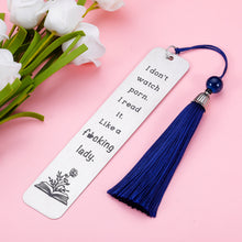 Load image into Gallery viewer, Funny Bookmark for Women Men Book Spicy Reader Gift for Book Lover Bookish Birthday Holiday Gifts for Female Male Friends BFF Her Spicy Reader Reading Present Book Club Gifts I Don't Watch PRN