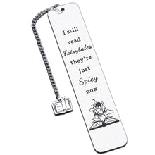 Load image into Gallery viewer, Funny Bookmark for Spicy Fairytale Bookish Gift for Women Girls Book Lover Gifts for Spicy Reader Romance Lover Reading Gift Bookworm Birthday for Friends Book Club Valentines Christmas for Her