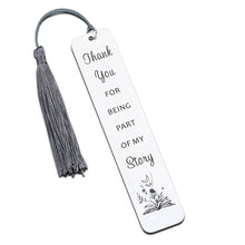 Load image into Gallery viewer, Thank You Appreciation Gift for Women Men Bookmark for Coworker Boss Mentor Teacher Christmas Gift Retirement Gifts for Women Book Lover Friend Birthday Wedding Valentines Day Present
