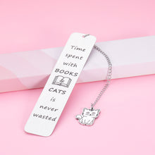 Load image into Gallery viewer, Cat Bookmark, Cute Bookmarks for Women, Funny Bookmark for Bookish Book Lovers Cat Owner Gifts for Women Lover Reading Gifts Birthday Gift for Friends Book Club Gift Valentines Christmas Gift for Her