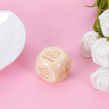 Load image into Gallery viewer, Date Night Ideas for Boyfriend Girlfriend Food Decision Dice Gag Gift for Him Her Christmas for Couple 5th Wood Anniversary Wedding Gifts Valentines Birthday Gifts for Men Women