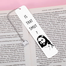 Load image into Gallery viewer, Funny Bookmark Gift for Woman Men Book Lover Best Friend Humor Peeking Jesus Book Marker Christian Stocking Stuffer for Sister Her Him Baptism Gift for Adults Teen Boys Girl Kids Birthday