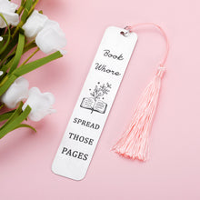 Load image into Gallery viewer, Funny Bookmark Gifts for Book Lovers Women Bookish Gifts for Christmas Birthday Book Marker for Female Friends Teens BFF Bookworm Reader Reading Present Book Club Gifts for Friend