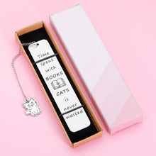 Load image into Gallery viewer, Cat Bookmark, Cute Bookmarks for Women, Funny Bookmark for Bookish Book Lovers Cat Owner Gifts for Women Lover Reading Gifts Birthday Gift for Friends Book Club Gift Valentines Christmas Gift for Her