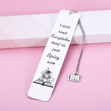 Load image into Gallery viewer, Funny Bookmark for Spicy Fairytale Bookish Gift for Women Girls Book Lover Gifts for Spicy Reader Romance Lover Reading Gift Bookworm Birthday for Friends Book Club Valentines Christmas for Her