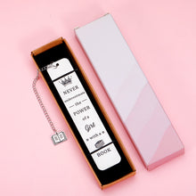 Load image into Gallery viewer, Bookmark for Women Teen Girls Inspirational Gifts for Book Lover Friends Graduation Birthday Gift for Students Female Inspirational Reader Gifts Never Underestimate The Power of A Girl with A Book