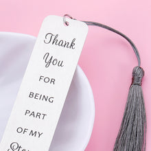 Load image into Gallery viewer, Thank You Appreciation Gift for Women Men Bookmark for Coworker Boss Mentor Teacher Christmas Gift Retirement Gifts for Women Book Lover Friend Birthday Wedding Valentines Day Present