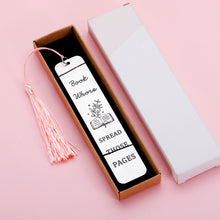 Load image into Gallery viewer, Funny Bookmark Gifts for Book Lovers Women Bookish Gifts for Christmas Birthday Book Marker for Female Friends Teens BFF Bookworm Reader Reading Present Book Club Gifts for Friend