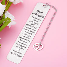 Load image into Gallery viewer, Mom Gift Bookmark for Women Mothers Day from Son Daughter Appreciation Gifts for Mom Birthday Valentines Christmas Stocking Gifts for Mother Mommy Grandma from Teen Kids I Love You Mom Book Lover Gift