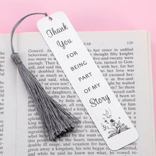 Load image into Gallery viewer, Thank You Appreciation Gift for Women Men Bookmark for Coworker Boss Mentor Teacher Christmas Gift Retirement Gifts for Women Book Lover Friend Birthday Wedding Valentines Day Present