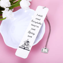 Load image into Gallery viewer, Funny Bookmark for Spicy Fairytale Bookish Gift for Women Girls Book Lover Gifts for Spicy Reader Romance Lover Reading Gift Bookworm Birthday for Friends Book Club Valentines Christmas for Her
