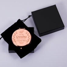 Load image into Gallery viewer, XPENMULBOJA Gifts for Grandma Compact Mirror for Grandma Grandmother from Grandaughter Grandson Birthday for Grandma Nana Grammy Gifts from Teens Kids New Grandma Gift Idea