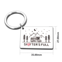 Load image into Gallery viewer, Funny Camper Gifts Keychain RV Camping Lover Key Chain for Women Men Friends Vacation Holiday Retired Gift for Outdoor Adventure Traveller Christmas Stocking Stuffer Birthday Present