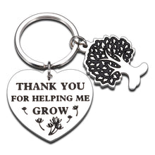 Load image into Gallery viewer, Thank You Gift Keychain for Teacher Coach from Students Appreciation Key Chain Gifts for Mentor Tutor Nanny Christmas Birthday Present for Preschool Teachers Babysitter Teacherâs Day Stocking Stuffers