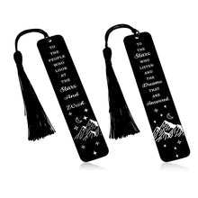 Load image into Gallery viewer, ACOTAR Bookmark Gift for Women Men A Court of Thorns and Roses Merchandise Book Mark for Acotar Fans Book Lovers Reader Birthday Christmas Inspirational Gift for Female Male Friends Double-Sided