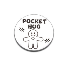 Load image into Gallery viewer, Pocket Hug Token Gifts for Friends Family, Long-Distance Isolation Lockdown Keepsake for Daughter Son, Inspirational Token for Quarantine Social Distancing, Doubleside You are Braver Than You Believe