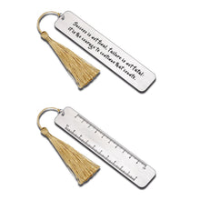Load image into Gallery viewer, Inspirational Gifts Bookmark for Women Men Book Lovers Christmas Graduation Birthday Present for Daughter Son Teen Girls Boys Encouragement Bookmark with Tassel for Friends Coworker Stocking Stuffer