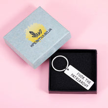 Load image into Gallery viewer, Fck The Patriarchy Feminist Gift for Her Women Inspirational Gift for Female Friends Sisters All Too Well Merch Activist for Taylor Fans Feminist Keepsake for Women's Rights Girl Power Keychain