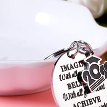 Load image into Gallery viewer, Inspirational 2022 Christmas Graduation Gifts Keychain for Him Her Aspiring Gift for College High School Graduate Teens Adults Stocking Stuffers for Friends Nurse Daughter Son from Dad Mom Teacher