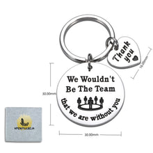 Load image into Gallery viewer, Colleague Farewell Keychain for Coworker Leaving Gifts for Women Men Boss Leader Mentor Work Bestie Friend Going Away Goodbye Retirement Office Team Appreciation Gifts for Him Her Employee Keyring