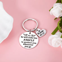 Load image into Gallery viewer, Inspirational Bible Verse Gift for Women Men Christian Christmas Baptism Religious Keychain for Daughter Son Family Freinds First Communion Confirmation Gifts for Girls Boys Godchild Easter Prayer
