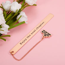Load image into Gallery viewer, 2022 Graduation Gifts Bookmark for Him Her - Enjoy The Next Chapter Class of 2022 Birthday Grad Gifts in Bulk for Daughter Son Friends Senior High School Students from Teacher College Master