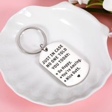 Load image into Gallery viewer, Inspirational Love Quote Gifts Keychain for Husband Boyfriend from Wife Girlfriend Positive Christmas Anniversary Valentines Gifts Keyring for Men Fiance Birthday Wedding Stocking Stuffer Present