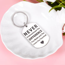 Load image into Gallery viewer, Appreciation Gift Keychain for Employees Teachers Thank You Leaving Goodbye Gift for Boss Leader Coach Coworkers Retirement Going Away Office Keyring for Social Workers Women Men Team Members