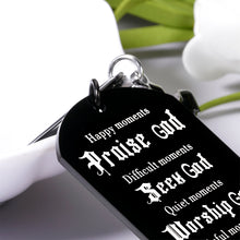 Load image into Gallery viewer, Christian Keychain Gifts for Women Men Inspirational Religious Faith Keychain for Family Friends Godkids Christmas Baptism Keyring for Boys Girls First Communion Confirmation Easter Stocking Stuffers