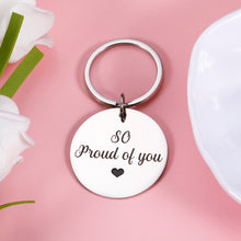 Load image into Gallery viewer, Appreciation Week Keychain Gift for Coworker Colleague Farewell Going Away Gift for Leader Mentors Coach Team Members Inspirational Thank You Keyring for Teacher Social Worker Women Men Double Sided