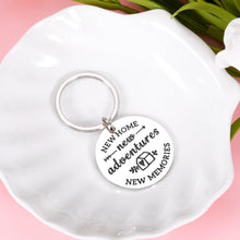 Load image into Gallery viewer, New Home Housewarming Gift for New Homeowner 2023 First Homeowner Badge Holder Keyring for Couple Friend Daughter Son New House Key Chain for Family BFF Coworker Real Estate Closing Moving in Gifts