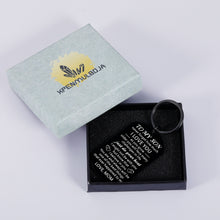 Load image into Gallery viewer, Stocking Stuffers for Son Teen Christmas Gift from Mom Inspirational Son Gift from Mom Dad Keychain for Men Boy Teen Kids Back to School Birthday Wedding New Start Gift for Leaving Graduation Gifts