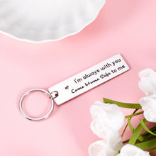 Load image into Gallery viewer, Valentines's Day Keychain Gift for Husband Boyfriend from Wife Girlfriend Birthday Wedding Gift Keyring for Driver Trucker Policeman Pilot Anniversary Christmas Gift for Men Son Love Safety Reminder