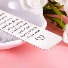 Load image into Gallery viewer, Inspirational Gift for 2023 Christmas Graduation Bookmark for Teens Nurse Get Well Soon Cancer Gifts for Recovery Sobriety Gifts Women Cancer Survivor Fighter Stocking Stuffers for Son Daughter