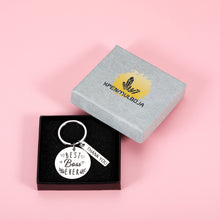 Load image into Gallery viewer, Boss Day Gifts Keychain for Boss Lady, Appreciation Key Chain for Leader Mentor, Birthday Going Away Retirement Keyring for Supervisor Manager, Goodbye Christmas Present for Best Boss Ever Women Men