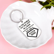 Load image into Gallery viewer, Dad Christmas Stocking Stuffers for Father's Day Gift Keychain from Daughter Son, Birthday Valentines's Day Gifts for Dad Stepdad New Dad, Christmas Gift for Daddy, Father of The Bride Gift