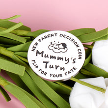 Load image into Gallery viewer, Gifts for New Dad Mom Decision Coins Parents Pregnancy Gift for First Time Daddy Mummy to be Funny Baby Shower Father's Mother's Day Coin for Husband Wife Christmas Birthday Present for Women Men