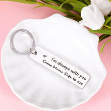 Load image into Gallery viewer, Valentines's Day Keychain Gift for Husband Boyfriend from Wife Girlfriend Birthday Wedding Gift Keyring for Driver Trucker Policeman Pilot Anniversary Christmas Gift for Men Son Love Safety Reminder