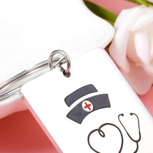 Load image into Gallery viewer, Nurse Gift RN Keychain for Women Graduation Back to School Gifts for Nursing Medical Students Teacher Practitioner Nuse Week Congratulate Gifts Idea for RN Birthday Christmas Nurse Day Female in Bulk
