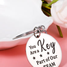 Load image into Gallery viewer, Boss Gift Thank You Keychain Employee Appreciation Gifts in Bulk for Colleague Boss Lady Supervisor Team Leader Mentor Friend Retirement Coworker Going Away Farewell Goodbye Gift Birthday Christmas