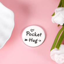 Load image into Gallery viewer, Valentines Pocket Hug Token Gifts for Boyfriend Husband Birthday Anniversary Wedding Gift Token for Him Her Girlfriend Wife for Long-distance Relationship Love Gift for Fiance Fiancee Hubby