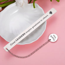 Load image into Gallery viewer, Boss Gifts for Christmas Stocking Stuffers Bookmark Leader Boss Lady Employee Appreciation Thank You Gifts for Mentor Manager Supervisor Farewell Gift for Coworker Retirement Promotion Birthday