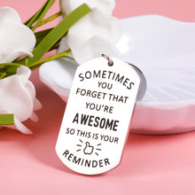 Load image into Gallery viewer, Class of 2022 Gift Keychain for Him Her 2022 Graduation Gift for High School Seniors College Students 2022 Inspirational Gifts Bulk for Medical Nurse Lawyer Student Boy Girl Son Daughter from Teacher