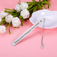 Load image into Gallery viewer, Teachers Gift for Christmas Stocking Stuffers Thank You Gifts Bookmark for Mentor Employees Birthday Retirement Bookmark for Friend Book Lover Coworker Graduation Back to School Leaving Present