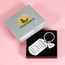 Load image into Gallery viewer, Gift for Coach Thank You Keychain Coach Basketball Football Baseball Coach Gifts for Match Cheer Celebration Going away Retirement Hockey Soccer Coach Teacher for Birthday Graduation Christmas keyring