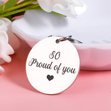 Load image into Gallery viewer, Appreciation Week Keychain Gift for Coworker Colleague Farewell Going Away Gift for Leader Mentors Coach Team Members Inspirational Thank You Keyring for Teacher Social Worker Women Men Double Sided