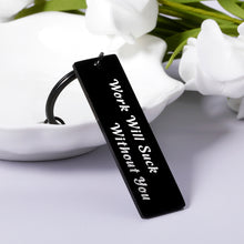 Load image into Gallery viewer, Coworker Leaving Gifts for Women Men Going Moving Away Keychain for Work Friends Boss Leader Colleague Retirement Farewell Goodbye Funny Office Team Keyring for Employee Business Partner